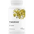 Thorne Vitamin D-1000 - Vitamin D3 Supplement (1,000 IU) for Healthy Bones and Muscles - 90 Capsules