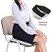 Orthopedic Seat Cushion with Memory Foam - Support for Lower Back Pain, Lumbar, Tailbone, Coccyx and Sciatica | Cushion for Wheelchair Seat, Car, Home or Office Chair