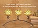 Manvi Gold Crystal Candle Holders, 3-Candle Candelabra for Mothers Day Wedding Gifts Weddings Parties Dinning Table Centerpieces, Hollow-Carved Candlestick Christmas Festival Birthday Gifts