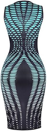 Vivilover Women's Shiny Bodycon Dress