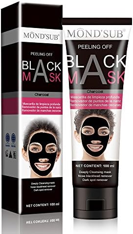 Lambda Beauty Pores Cleaning Blackhead Remover Mask Bamboo Charcoal face mask Peel Off Black Mask … (100ml)