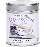 Simpson & Vail, Jane Austen's Black Tea Blend, Literary Tea - 4 Ounce Tin / 50 Cups