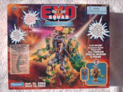 EXO SQUAD Alec Deleon Exclusive Action Figure with All-Terrain Special Mission E-Frame by Exo Squad
