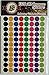 School Smarts Laminated Multi-Colored Coding Dot Stickers, 1320 Pieces per Pack, 15 Sheets Each Contain 88 Decals, 3/8 Inch Diameter, Non-Toxic and Acid-Free