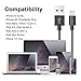 Deepcomp iPhone Charger, 4 Pack(1M 2M 2M 3M) Lightning Charging Cable, Multi Safety Defense, Nylon Braided, Ultra Durable, for iPhone X/8/8 Plus/7/7 Plus/6/6 Plus/SE/5s/5c/5,iPad/iPod(Black)