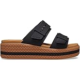 Crocs Women's Brooklyn Buckle Low Wedges