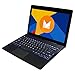 Nextbook Flagship Blue Edition Flexx 10.1-Inch Touchscreen 2 IN 1 Tablet Laptop With Keyboard (Intel Quad-Core Z3735F Processor, 2G RAM, 32G Storage with 32G MicroSD, IPS, Windows 10)