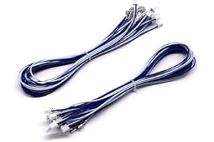 Arcity 20 Pcs Arcade Button Wires Harness Cable for Zero Delay USB Encoder PCB with 0.187" 4.8mm Terminals 15.74inch Compatible with Micro Switches HAPP Style Arcade Buttons Joysticks New