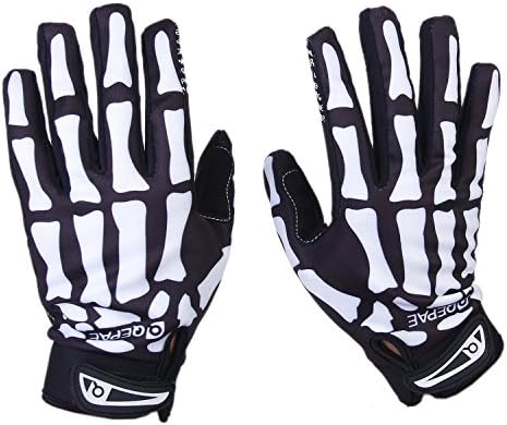 Bicycle Gloves Skeleton Pattern Full Finger Warm Bike Sports Gloves