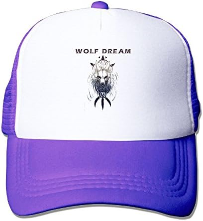Fjwriog Wolf Dreams Cool Dad Hat Purple