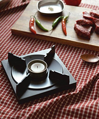 Square Wood Solid Fuel Stove Indoor / Food Warmer/ Cooker