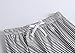 Ventelan Women's Cute Panda Striped Long Sleeve Sleepwear Pjs Pajama Set Nighty XS White