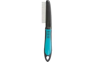TRIXIE Pet Grooming Flea Comb, For Cats, Dogs, and Small Animals, Removes Fleas, Flea Eggs and Other Debris, 8" (21cm)