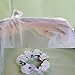 Flower Girl Veil, Children's Wedding Veil with A White Garland