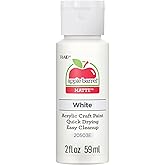 Apple Barrel Acrylic Paint in Assorted Colors (2 Ounce), 20503 White