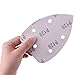 AUSTOR 80 Pieces Mouse Detail Sander Sandpaper Sanding Paper Hook and Loop Assorted 60/80/ 120/240 Grits