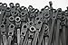 100 PERFECT VISION BLACK MOUNTING HOLE CABLE TIE ZIP WRAPS 7