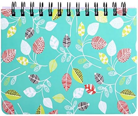Phyxin 2017-2018 Academic Year Monthly &amp;Weekly Planner Pad,Wirebound Weekly Scheduler Pad,Daily Calendar Desk Pad,Undated ,58 Sheets,7.2”x 4.9”,Green Leaf