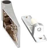 Kason 1255-000004 Brushed Chrome Textured Hinge