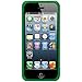 Amzer Soft Gel TPU Gloss Skin Fit Case Cover for Apple iPhone 5, iPhone 5S, iPhone SE (Fits All Carriers)  - Translucent Green