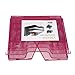 VANRA Metal Mesh Desktop File Sorter Organizer Desk Tray Organize with 3 Letter Trays and 2 Vertical Upright Sections, Pink