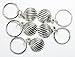 Bling Rings - 35 Silver Hair Ring Charms (Bonus 10 Plain Rings) for Pierced Braid & Dreadlock Decoration - Girl Jewelry Accessories (Silver)