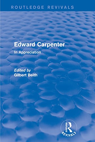 Edward Carpenter (Routledge Revivals): In Appreciation