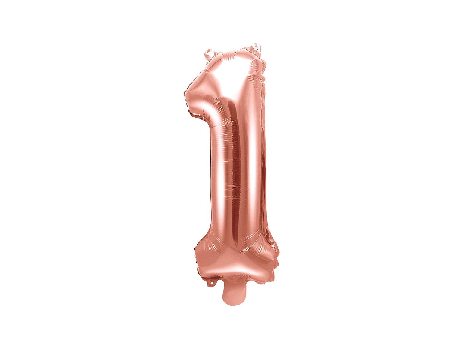 Foil Balloon Number Rose Gold 36 cm - Pink