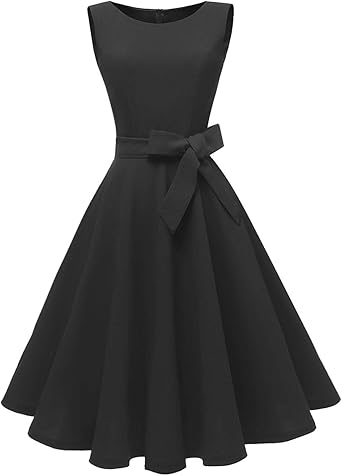 belted cocktail dress
