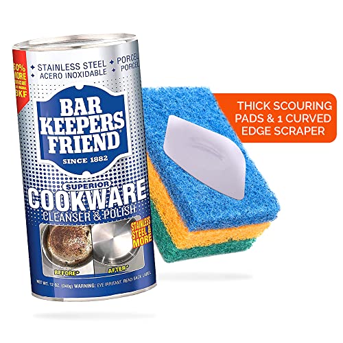 Fox Trot Bar Keepers Friend Cookware Cleaner, 12oz Powder Cookware
