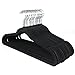 CLJ Featuring Non-Slip Black Velvet Suit Hangers