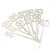 Pixnor 21 to 40 Wooden Table Numbers with Holder Base for Wedding Party Decoration Pack of 20