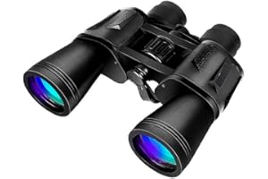 Professional Binocular 20x50 with 26mm Eye Diameter – UV Protected, Porro BAK-4HD Prism, FMC Lens Coating, Waterproof & Fogpr