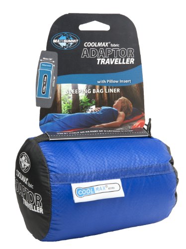 Sea to Summit Coolmax Adaptor Traveller Liner Blue One Size