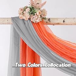 DONREN Grey Window Scarf for Background - Luxury