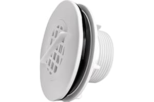 MAKHOON Threaded Inlet Strainer Kit Incl. Rubber Washer and Strainer Nut | Fits Intex Filter Pumps w/ 1-1/2" Hoses (1)