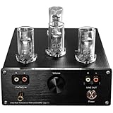 Nobsound Little Bear T11 6N2/12AX7 Vacuum&amp;Valve Tube Phono Turntable Preamplifier; MM RIAA LP Vinyl Record Player Preamp; Stereo HiFi Audio Pre-Amplifier