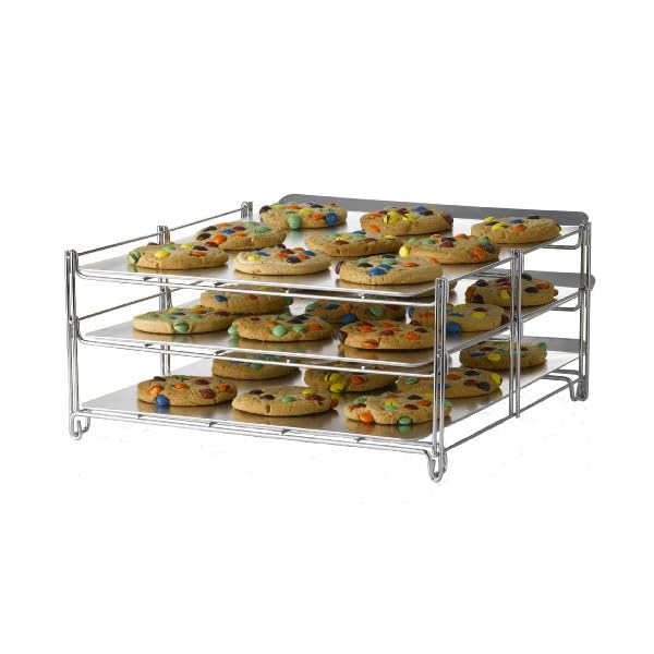 Nifty 3in1 Baking Rack Nickel Chrome Plating, Cooling & Baking Rack