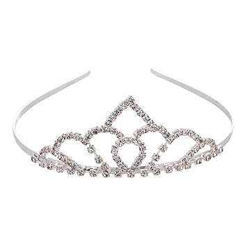 Simple Bridal Crown Crystal Noble Hairband Stylish Hair Hoop