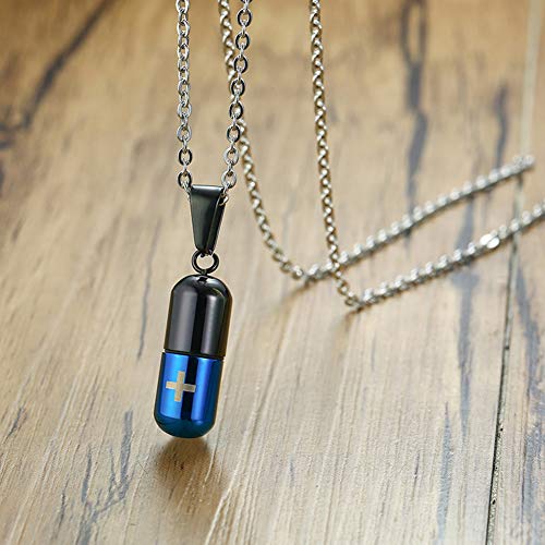 Colgante De Acero Inoxidable Para Cenizas Con Búho - Cadena Ajustable 46-52 Cm, Recuerdo Personal