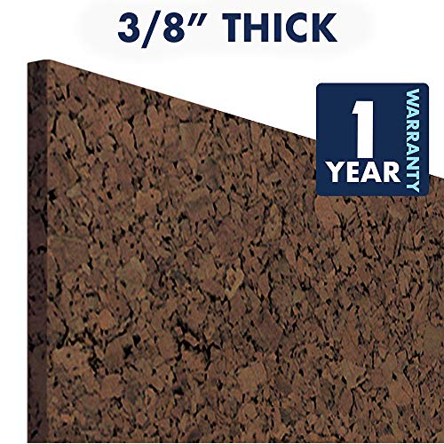 Quartet Cork Board Bulletin Board Tiles, 12" x 12", Corkboard, Mini