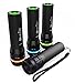 OxyLED OxyWild MD02 Zoomable Mini LED Flashlight, 3 Lighting Modes, Colorful Decorative Ring[4 PACK]