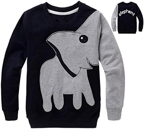 Toddler Elephant Blouse Top, TRENDINAO Hot Sale! Girls Boys Long Sleeve Sweater Shirt Clothes