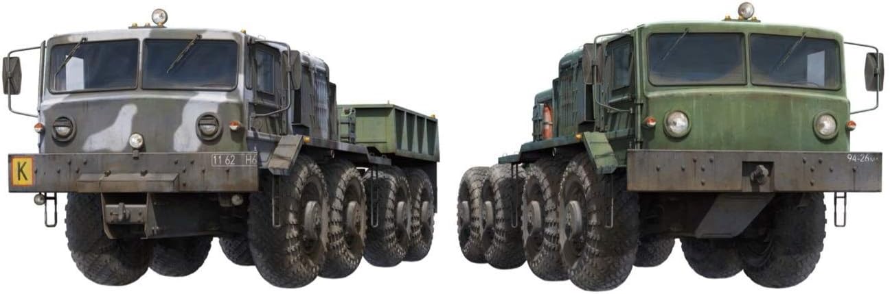 TAKOM TAK5003 Russian Army Tractors KZKT-537L & MAZ-537 1+1-1/35, Multicoloured