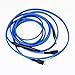 NEW NEOMUSICIA Replacement Cable Compatible with Sennheiser HD25 HD 25-1 HD25-1 II HD25-13 HD25-C Headphone, Remote Volume Control & Mic Compatible with apple iphone ipod ipad iOS only Blue