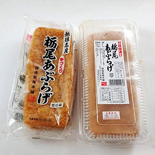 Amazon まぐろ橋１３６ 栃尾揚げ 油揚げ 180g 甘味噌漬け 2パック 越後栃尾本舗 油揚げ 通販