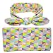 Newborn Baby Swaddle Blanket and Headband Value Set,Receiving Blankets