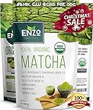 Matcha Green Tea Powder 2oz - Strong Milky Taste USDA Organic Certified - 137x Antioxidants Over Brewed Green Tea - Great for Latte, Smoothie, Ice Cream, Baking & Alternative Coffee Substitute