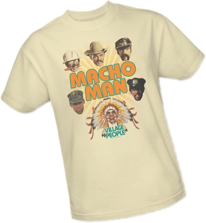 Macho Man -- Village People Adult T-Shirt, X-Large