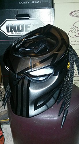 Custom Predator Motorcycle Dot Approved Helmet